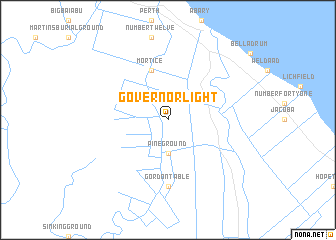map of Governor Light