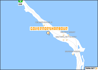 map of Governorʼs Harbour