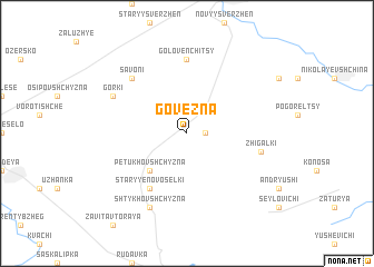 map of Govezna