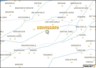 map of Govindgarh