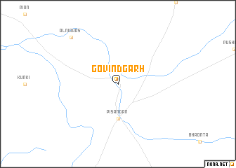 map of Govindgarh