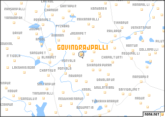 map of Govindrajpalli