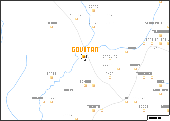 map of Govitan