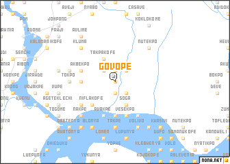 map of Govope