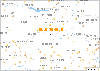 map of Govor Mahala