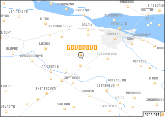 map of Govorovo