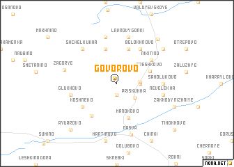 map of Govorovo