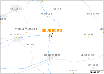 map of Govorovo