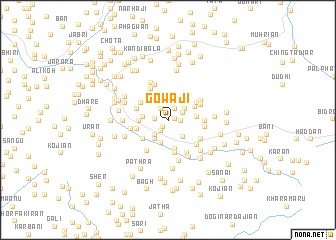 map of Gowāji