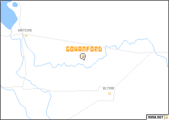 map of Gowanford