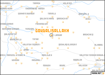 map of Gowdālī Sallākh