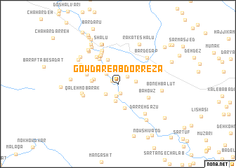 map of Gowdar-e ‘Abd or Reẕā