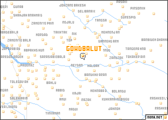 map of Gowd Balūţ