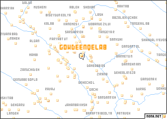 map of Gowd-e Enqelāb