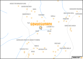 map of Gowd-e Gūnārk