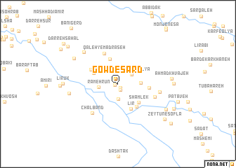 map of Gowd-e Sard