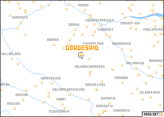 map of Gowd Espīd