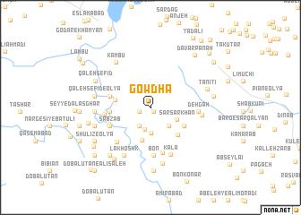 map of Gowdhā