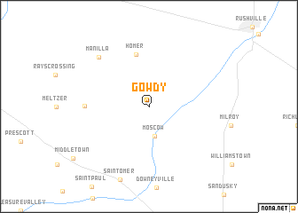 map of Gowdy