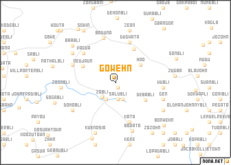 map of Gowehn