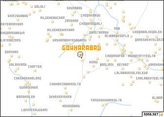 map of Gowharābād