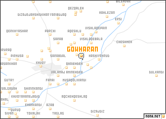 map of Gowharān