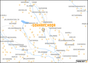 map of Gowhar Choqā