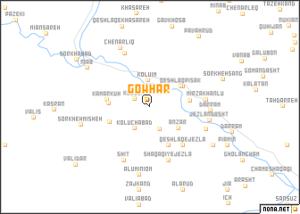 map of Gowhar