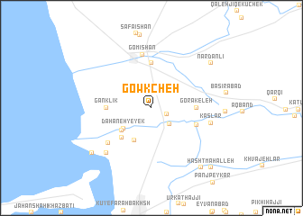 map of Gowkcheh