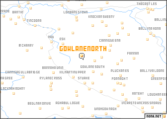 map of Gowlane North