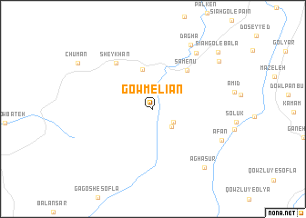 map of Gowmelīān