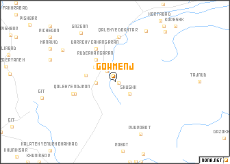 map of Gowmenj