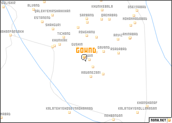 map of Gownd