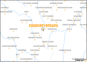 map of Gowoka Nyanguru