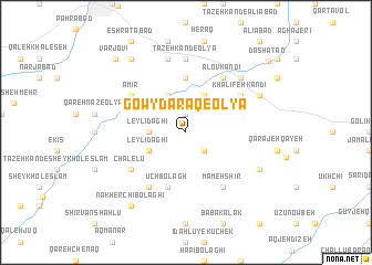 map of Gowy Daraq-e ‘Olyā