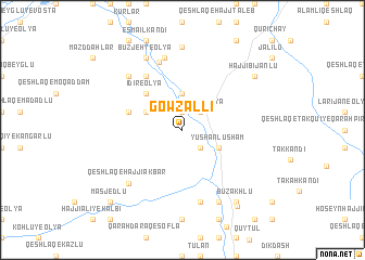 map of Gowzallī