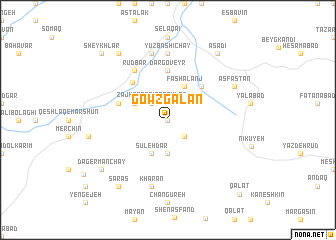 map of Gowzgalan