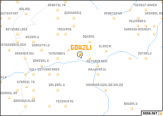 map of Gowzlī