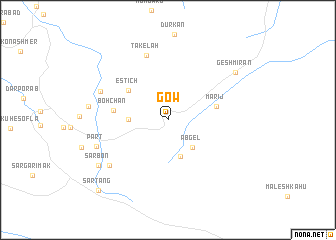 map of Gow