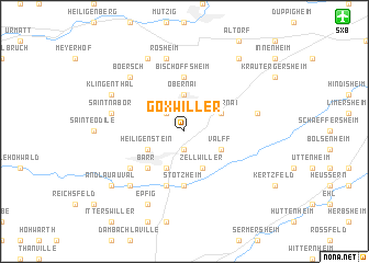 map of Goxwiller