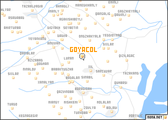 map of Göyǝçöl