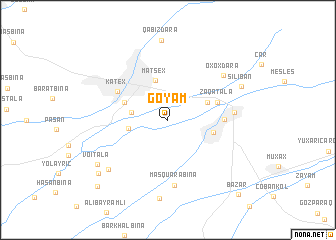 map of Göyǝm