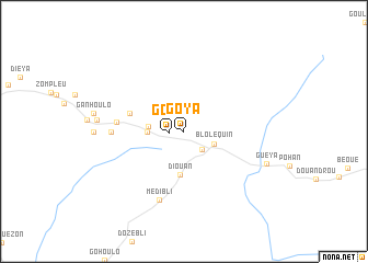 map of Goya