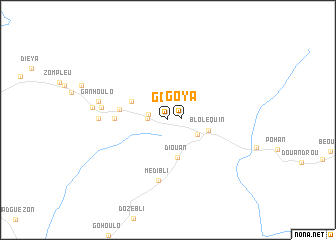 map of Goya