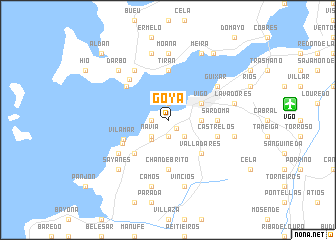 map of Goya