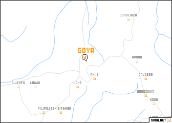 map of Goya