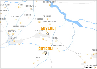 map of Göycǝli