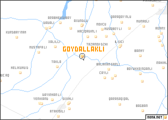 map of Göydǝllǝkli