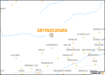 map of Göynükçukuru