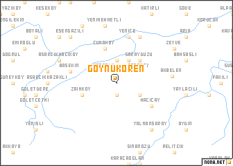 map of Göynükören